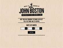 Tablet Screenshot of johnboston.com.au